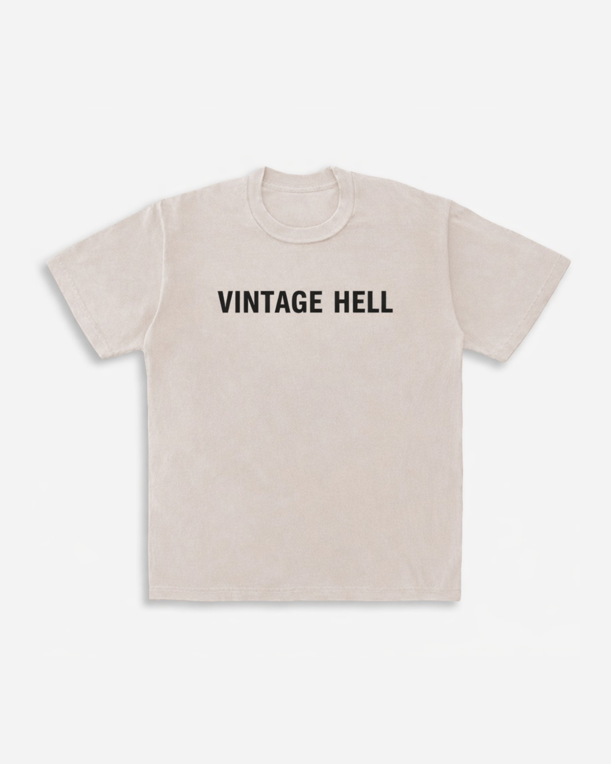 Vintage Hell shirt flat lay