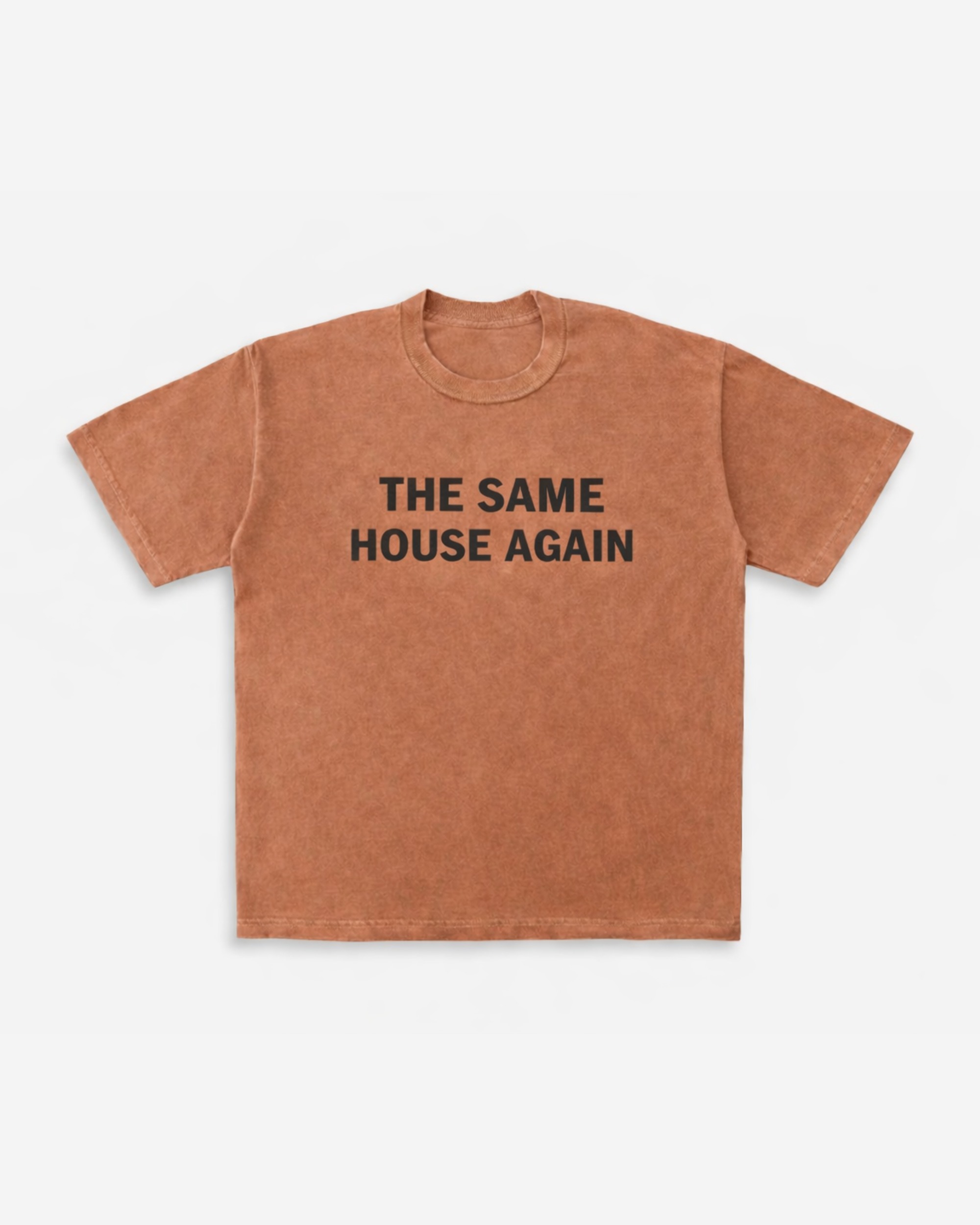 The Same House Again shirt flat lay